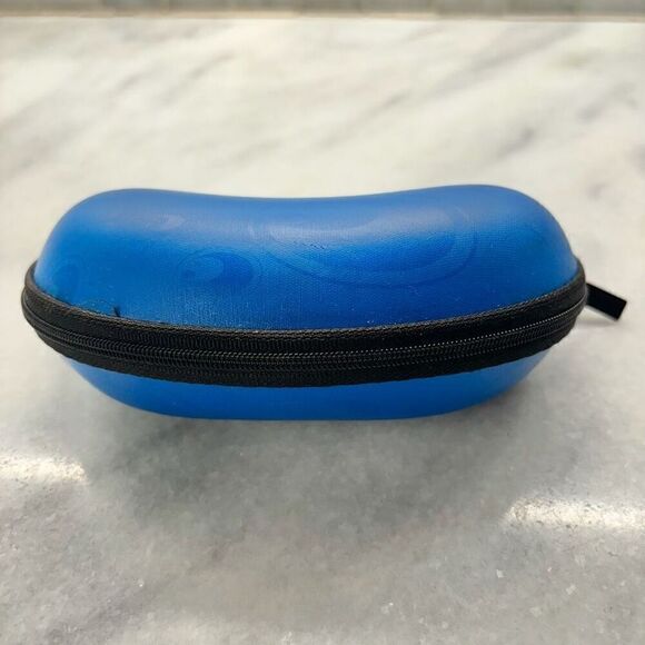 Costa Del Mar Zane Hard Shell Zippered Sunglasses Case Blue OS - Picture 3 of 5